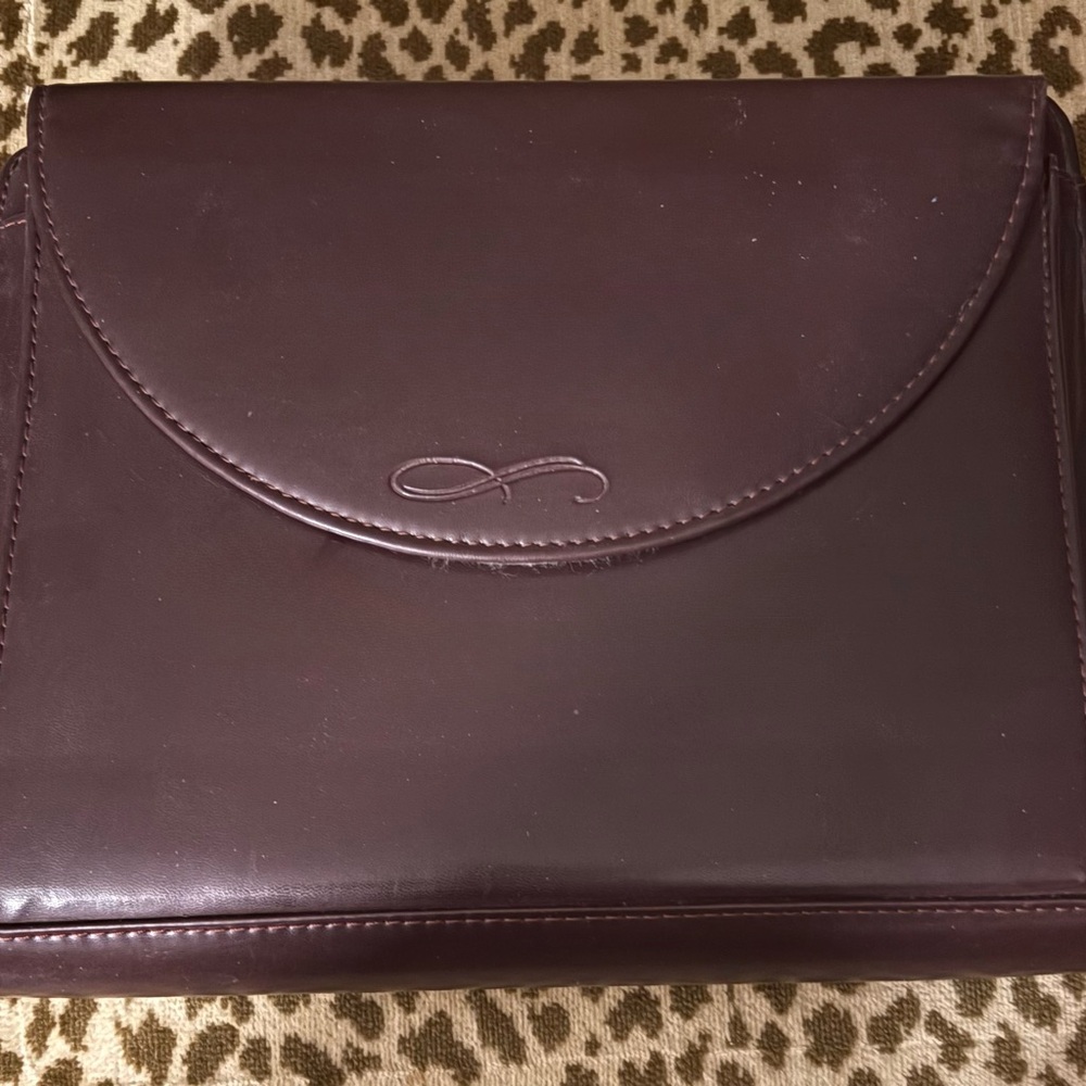 Regency Purple Leather Organizer